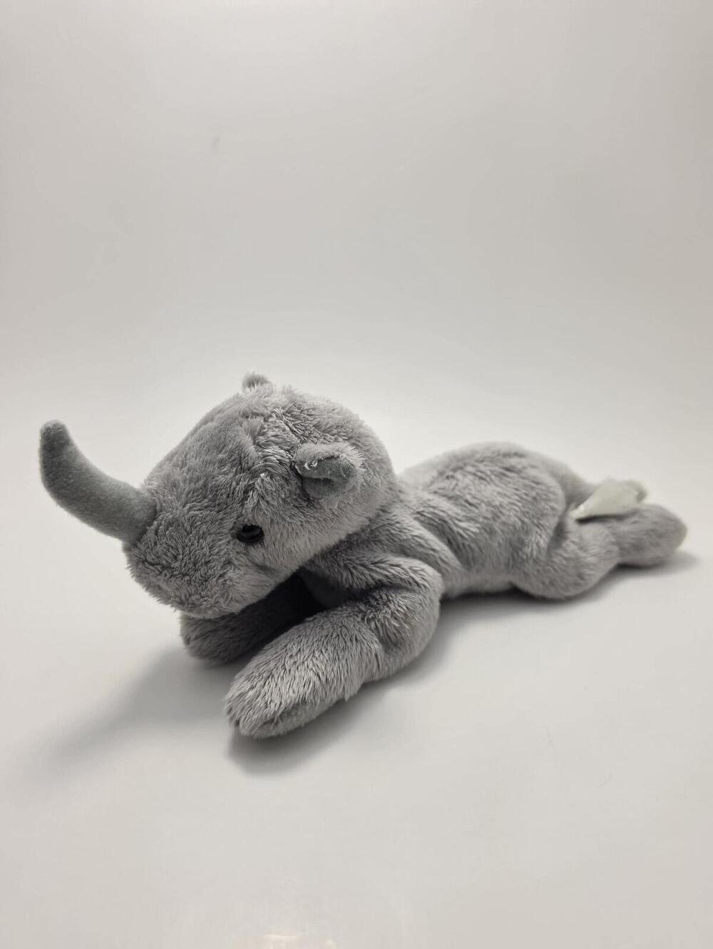 Russ "Rivela" the Gray Think Stuffed Animal Bean Bag (8 inch)